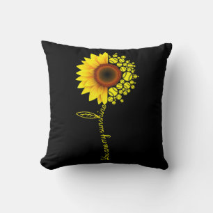 You Are My Sunshine Sunflower Softball Cushion