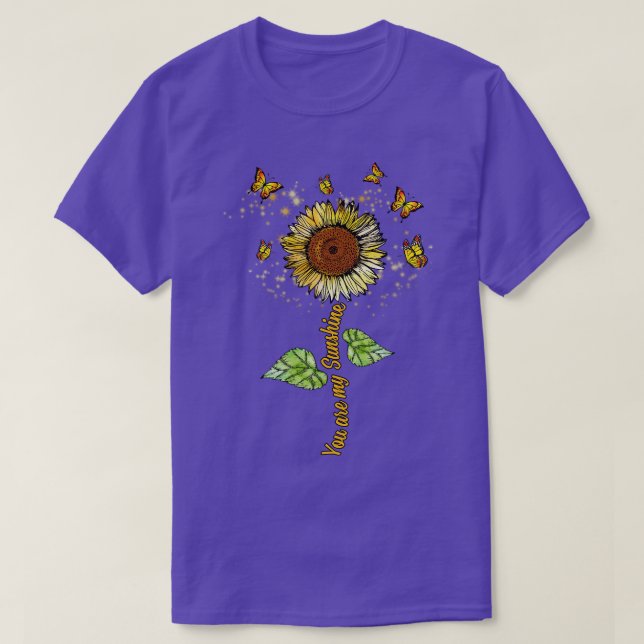 you are my sunshine sunflower T-Shirt (Design Front)