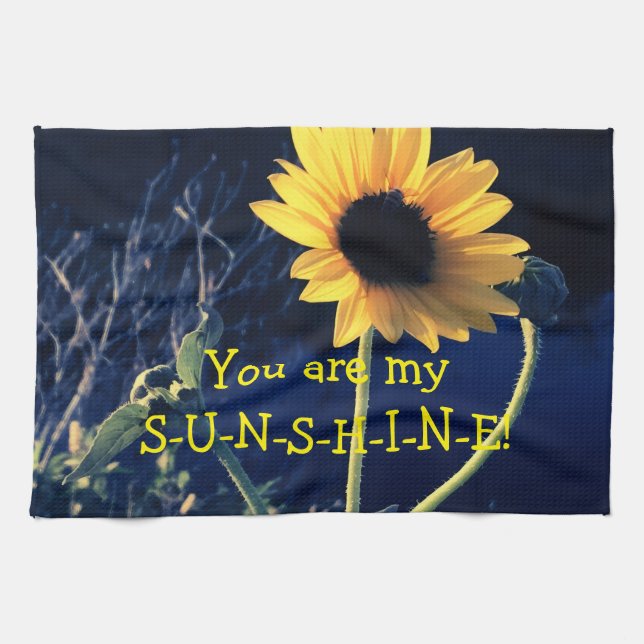 You are my Sunshine! Tea Towel (Horizontal)