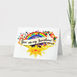 YOU ARE MY SUNSHINE THANK YOU CARD