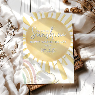 You Are My Sunshine Valentines Day Card