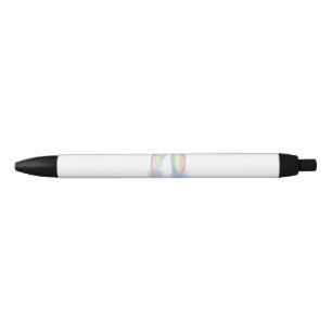 You are my sunshine watercolor painted rainbow black ink pen