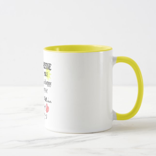You are my Sunshine Word Art Typography Mug (Right)