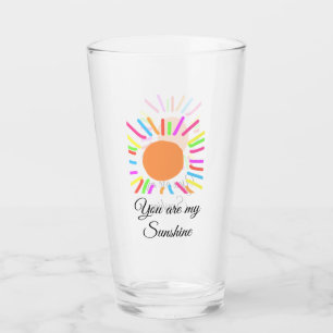 you are my sunshine yellow orange sun rays add nam glass