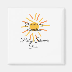 you are my sunshine yellow orange sun rays add nam magnet