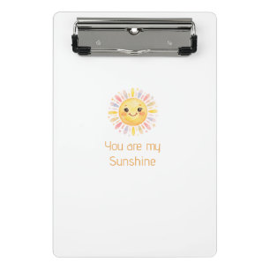 you are my sunshine yellow orange sun rays add nam mini clipboard
