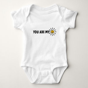 You are my sunshine, you are my sunshine baby bodysuit