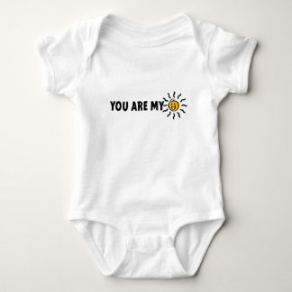 You are my sunshine, you are my sunshine baby bodysuit