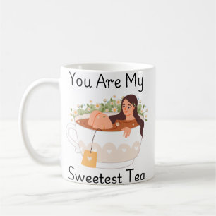 You Are My Sweetest Tea Cute Aesthetic Classic Mug