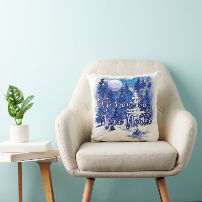 You Are My True North Cushion (Chair)