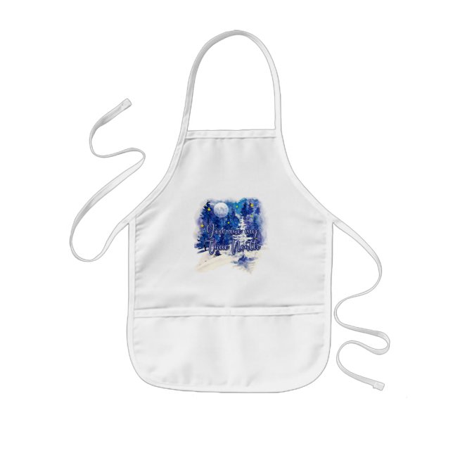 You Are My True North Kids Apron (Front)