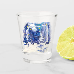 You Are My True North Shot Glass
