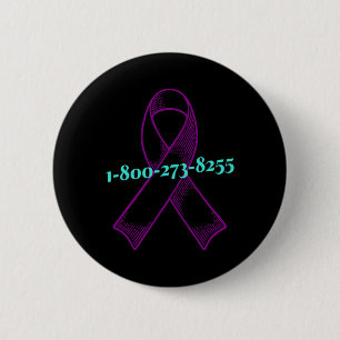 You Are Not Alone 6 Cm Round Badge