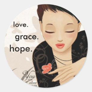 You are not alone.  Ever. Classic Round Sticker