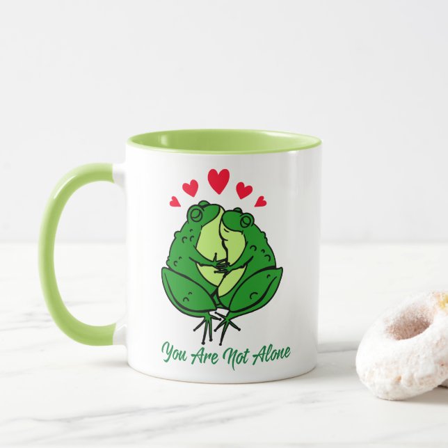 You are not alone mug (With Donut)