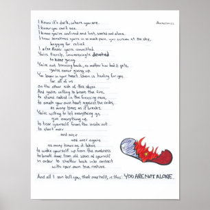 You Are Not Alone Poster