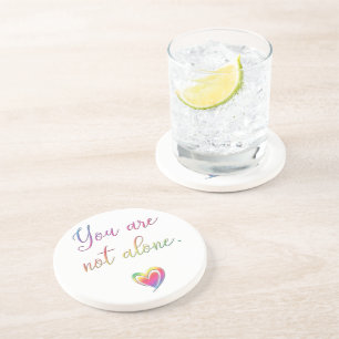 You Are Not Alone/Safety Pin Coaster