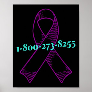 You Are Not Alone, Suicide Awareness Poster