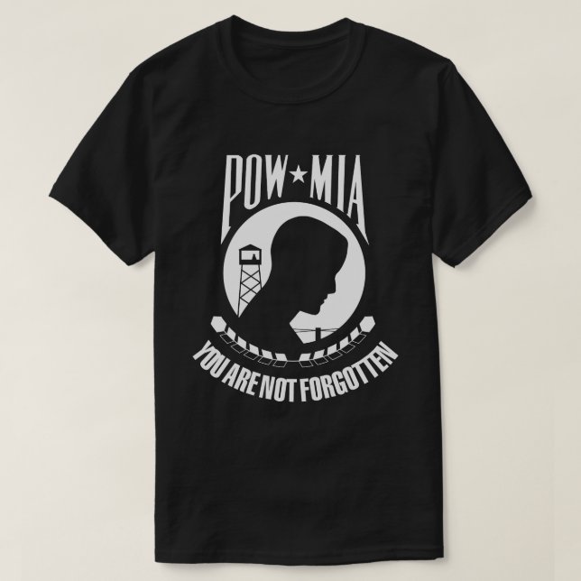 You Are Not Forgotten POW/MIA T-Shirt (Design Front)