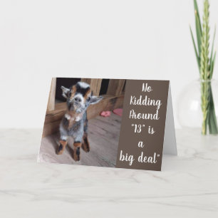 YOU ARE NOW **A TEENAGER** 13th BIRTHDAY LOVE! Card