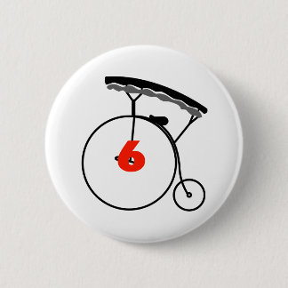 You are Number 6! 6 Cm Round Badge
