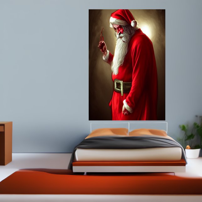 you are on my naughty list | AI Art Poster (Creator Uploaded)
