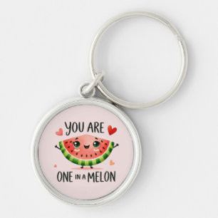You Are One in a Melon - Cute Watermelon Keychain
