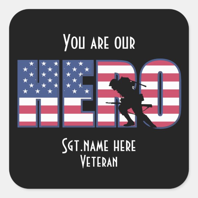You Are Our Hero - Sticker (Front)