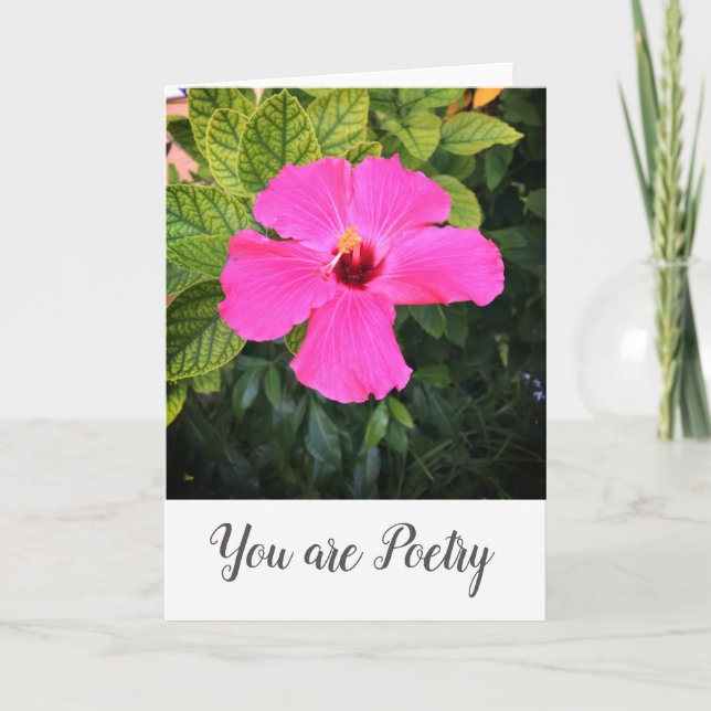 You are Poetry Card (Front)