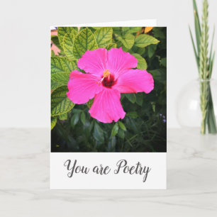 You are Poetry Card
