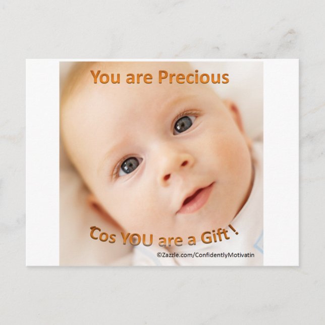 You are Precious ! Postcard (Front)