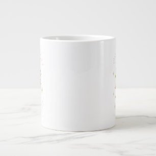 You Are Pure Light ✨ Celestial Gold & Lavender D Large Coffee Mug