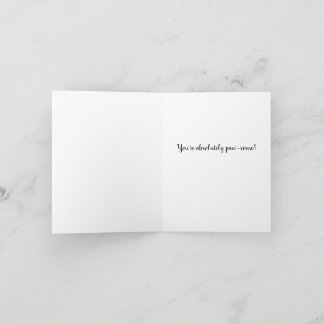 You Are Purr-fect! Cute Greeting Card