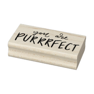 You are Purrrfect Rubber Stamp