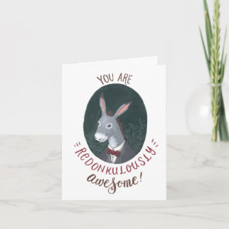 You Are Redonkulously Awesome Congratulations Card