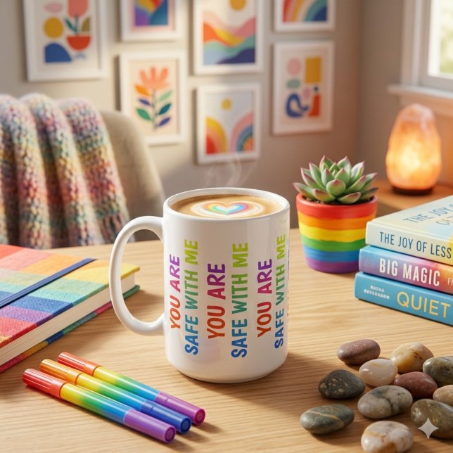 You Are Safe With Me – Classic Affirmation Mug (Creator Uploaded)