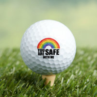 You Are Safe With Me LGBTQ Rainbow Pride
