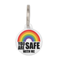 You Are Safe With Me LGBTQ Rainbow Pride