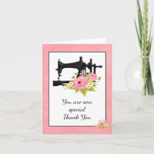 You are Sew Special Thank You Card