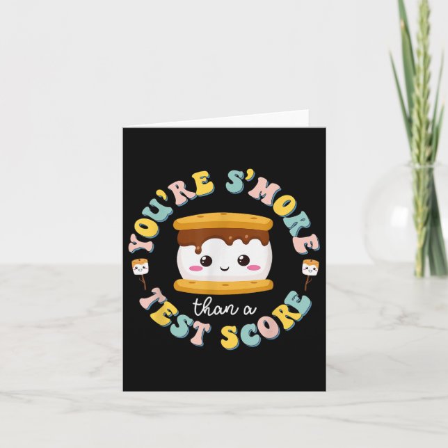 You Are Smore Than Ready For This Test Test Day Te Card (Front)