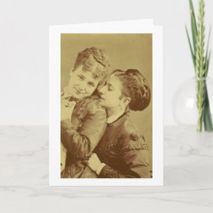 You are so sweet Lesbian Vintage Greeting Card