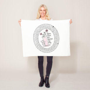 You are so sweet to me Baby Bear Fleece Blanket