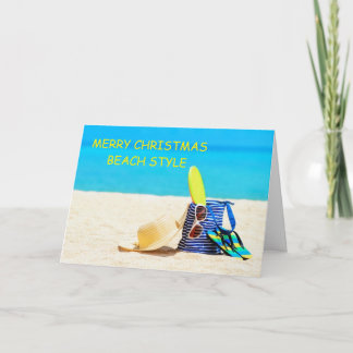 YOU ARE "SPECIAL" BEACHY CHRISTMAS GREETING CARD