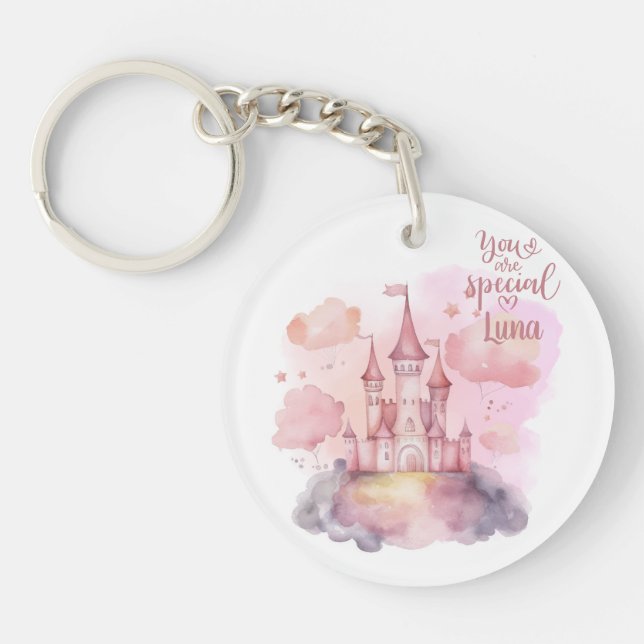 You are Special Palace Pink Cloud customisable Key Ring (Front)