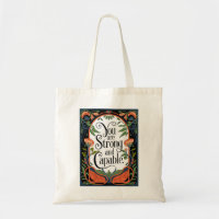 You Are Strong and Capable Inspirational Quote