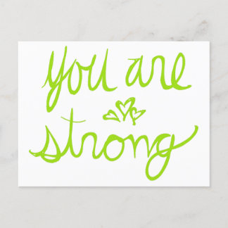 You are Strong Postcard