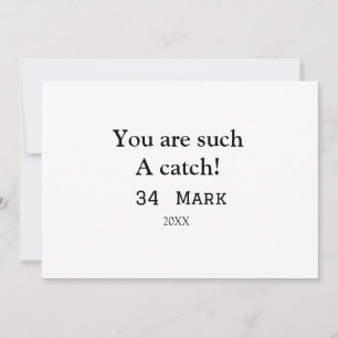 You are such a catch boyfriend valentine sports na holiday card