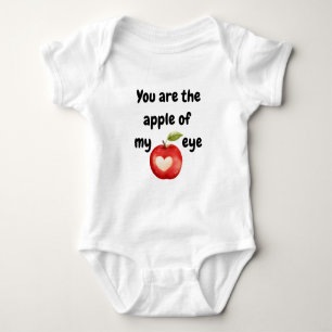 You are the apple of my Eye Baby Bodysuit