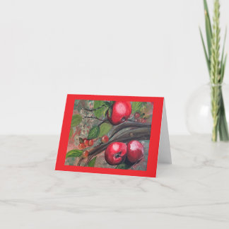 You Are the Apple of My Eye Blank Note Card