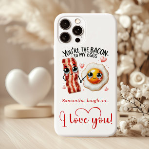 You are the bacon to my eggs funny Valentine's iPhone 15 Mini Case